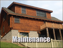  Davidson, North Carolina Log Home Maintenance